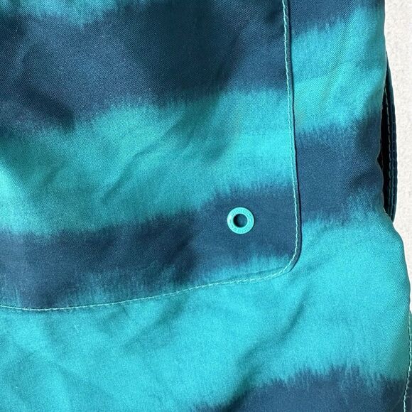 Speedo Men's‎ 5.5" Striped Swim Shorts - Green Small Trunks - Picture 4 of 8